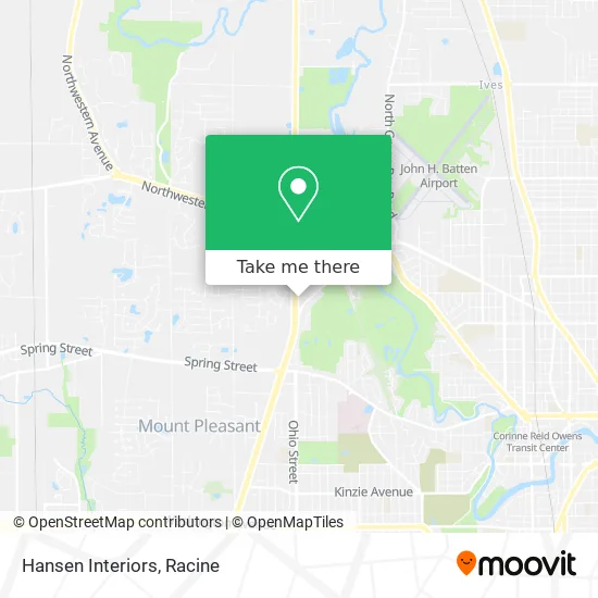 Hansen Interiors map