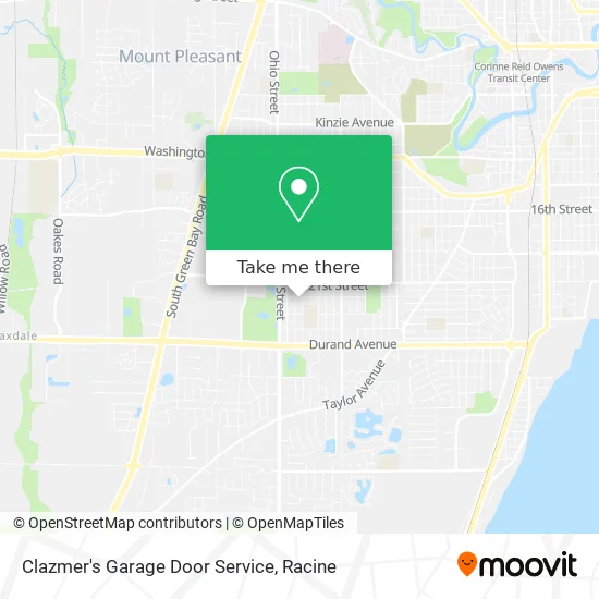 Clazmer's Garage Door Service map