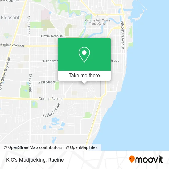 K C's Mudjacking map