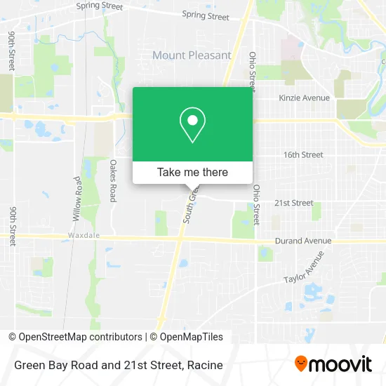 Mapa de Green Bay Road and 21st Street