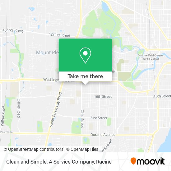 Mapa de Clean and Simple, A Service Company