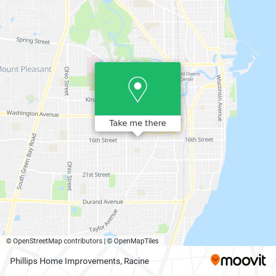 Phillips Home Improvements map