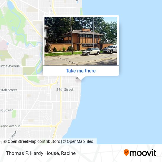 Thomas P. Hardy House map