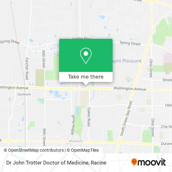Dr John Trotter Doctor of Medicine map