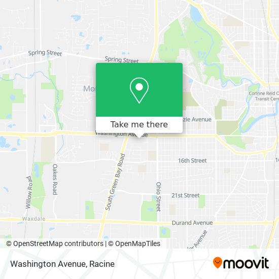 Mapa de Washington Avenue