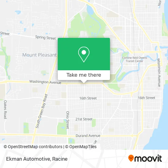 Ekman Automotive map