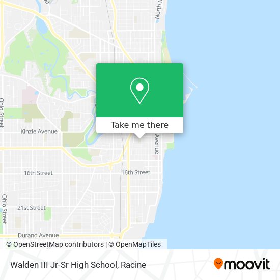 Walden III Jr-Sr High School map
