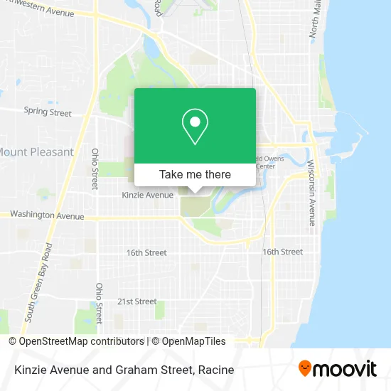 Kinzie Avenue and Graham Street map