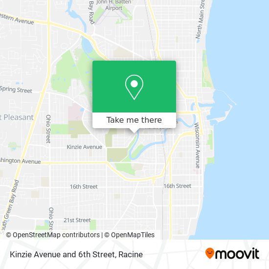Mapa de Kinzie Avenue and 6th Street
