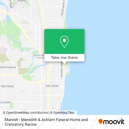 Maresh - Meredith & Acklam Funeral Home and Crematory map