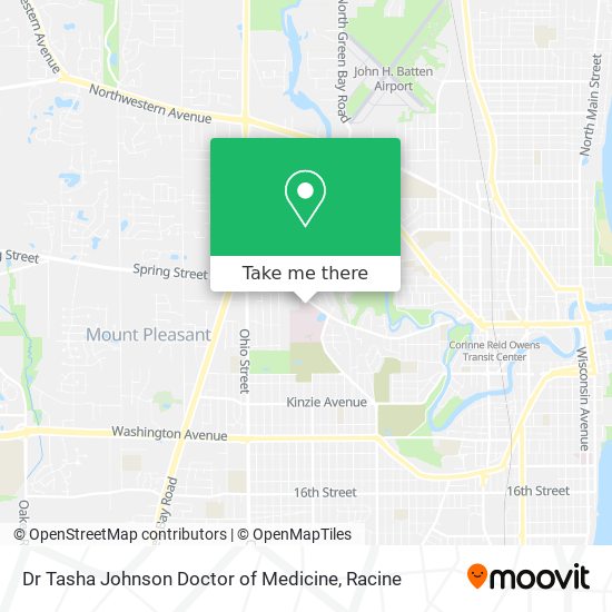Dr Tasha Johnson Doctor of Medicine map