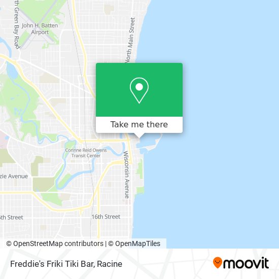 Freddie's Friki Tiki Bar map