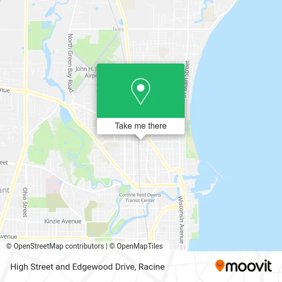 High Street and Edgewood Drive map