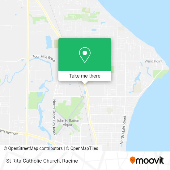 St Rita Catholic Church map