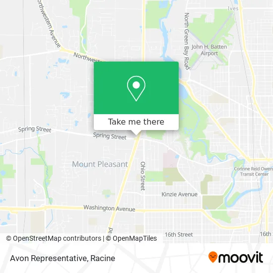 Avon Representative map