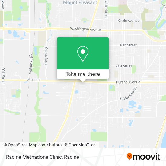 Racine Methadone Clinic map