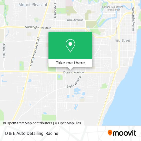 D & E Auto Detailing map