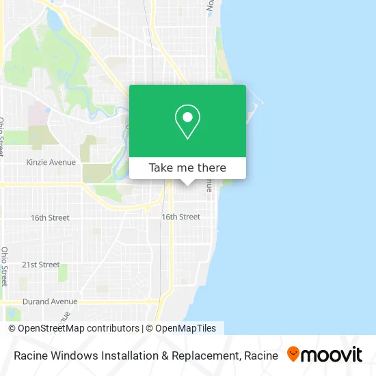 Racine Windows Installation & Replacement map