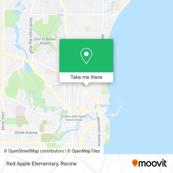 Mapa de Red Apple Elementary