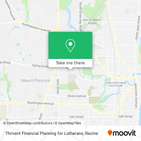 Thrivent Financial Planning for Lutherans map