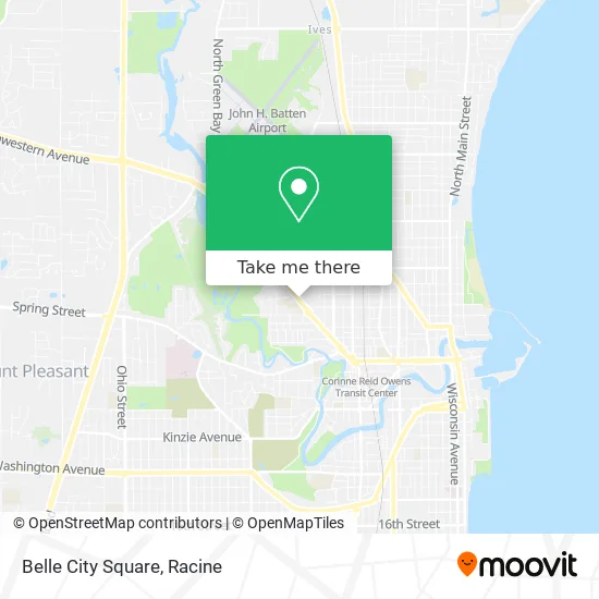 Belle City Square map