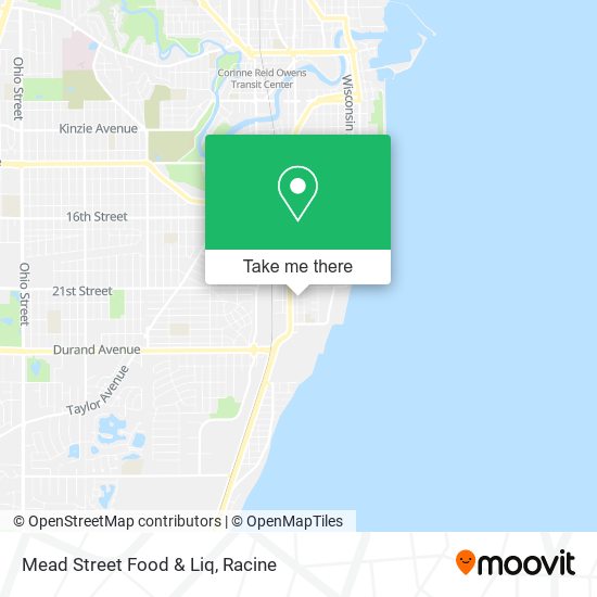Mead Street Food & Liq map