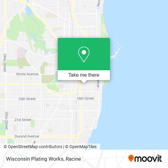 Wisconsin Plating Works map
