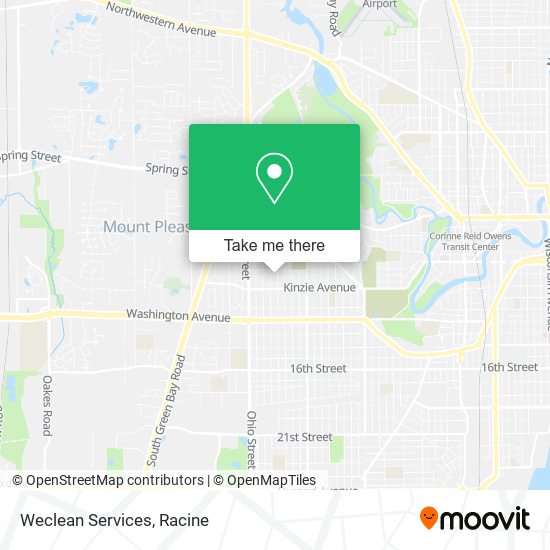 Weclean Services map