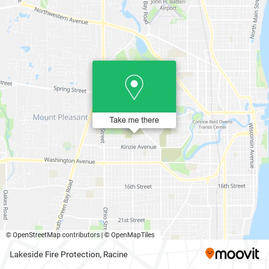 Lakeside Fire Protection map