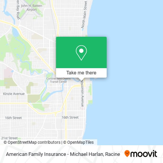 American Family Insurance - Michael Harlan map