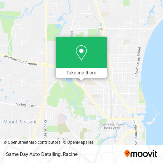 Same Day Auto Detailing map