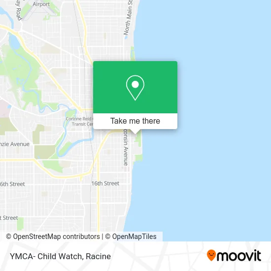 YMCA- Child Watch map