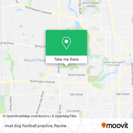 mud dog football practice map