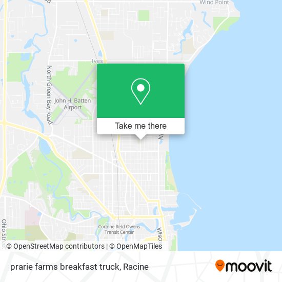 prarie farms breakfast truck map