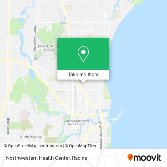 Northwestern Health Center map