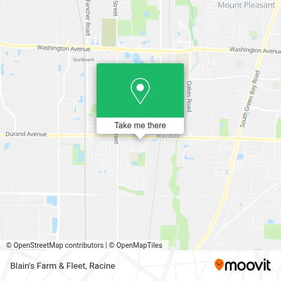 Blain's Farm & Fleet map