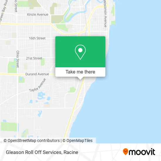 Gleason Roll Off Services map