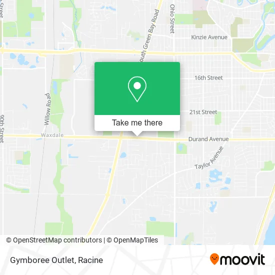Gymboree Outlet map