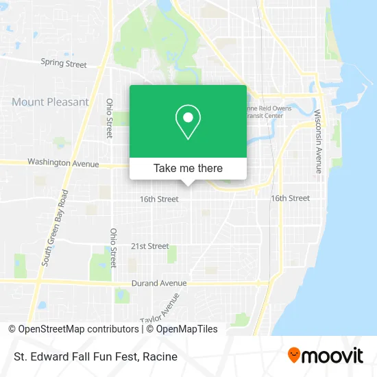 St. Edward Fall Fun Fest map