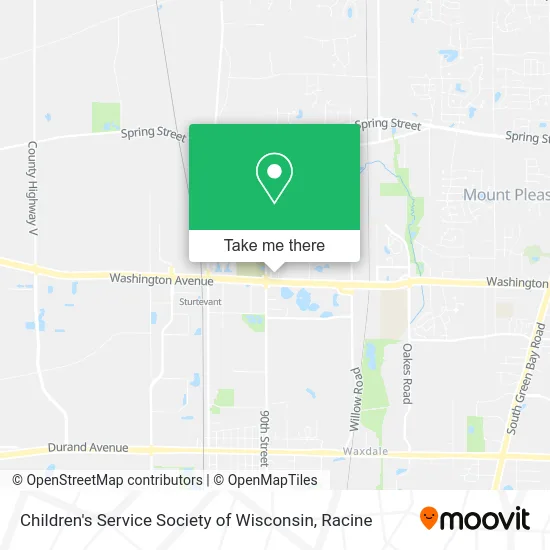 Children's Service Society of Wisconsin map