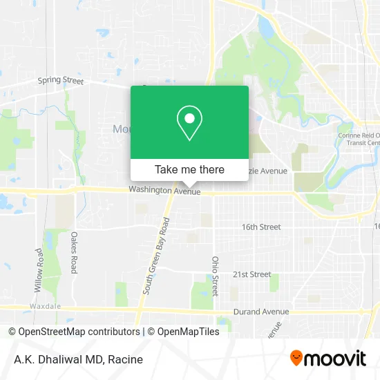 A.K. Dhaliwal MD map