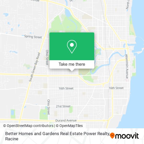 Better Homes and Gardens Real Estate Power Realty map