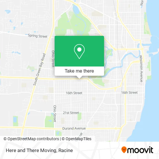 Here and There Moving map