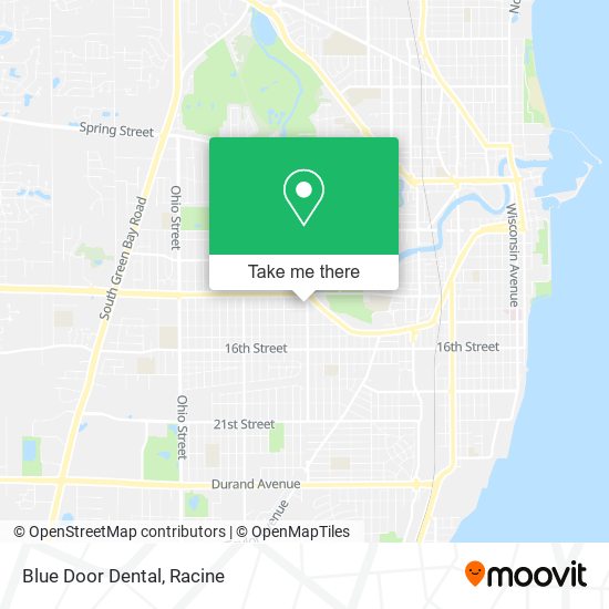 Blue Door Dental map