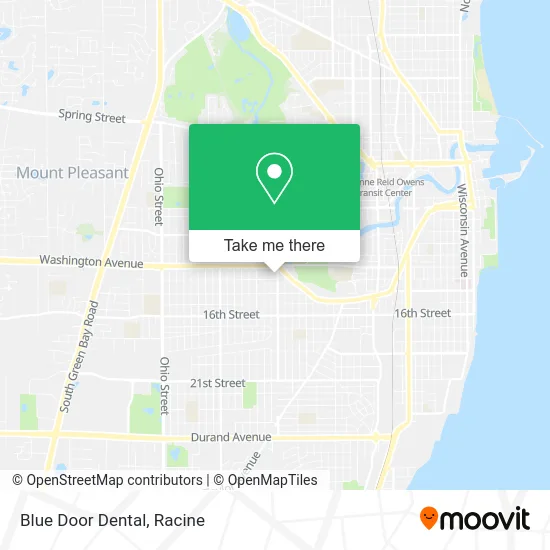 Blue Door Dental map
