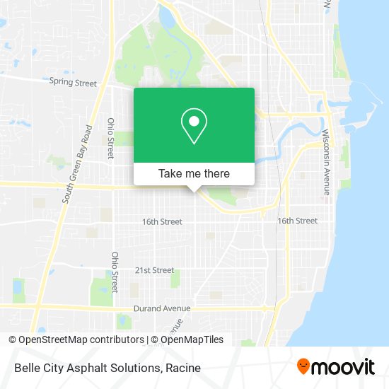 Belle City Asphalt Solutions map