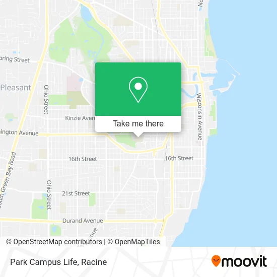 Park Campus Life map