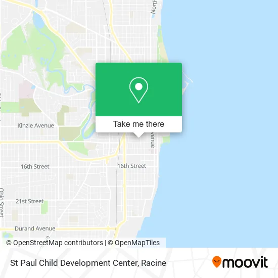 St Paul Child Development Center map