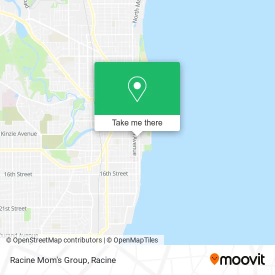 Racine Mom's Group map
