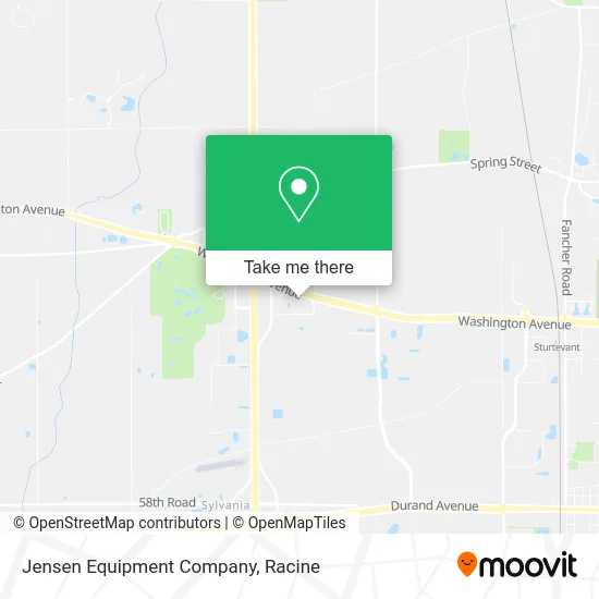Jensen Equipment Company map